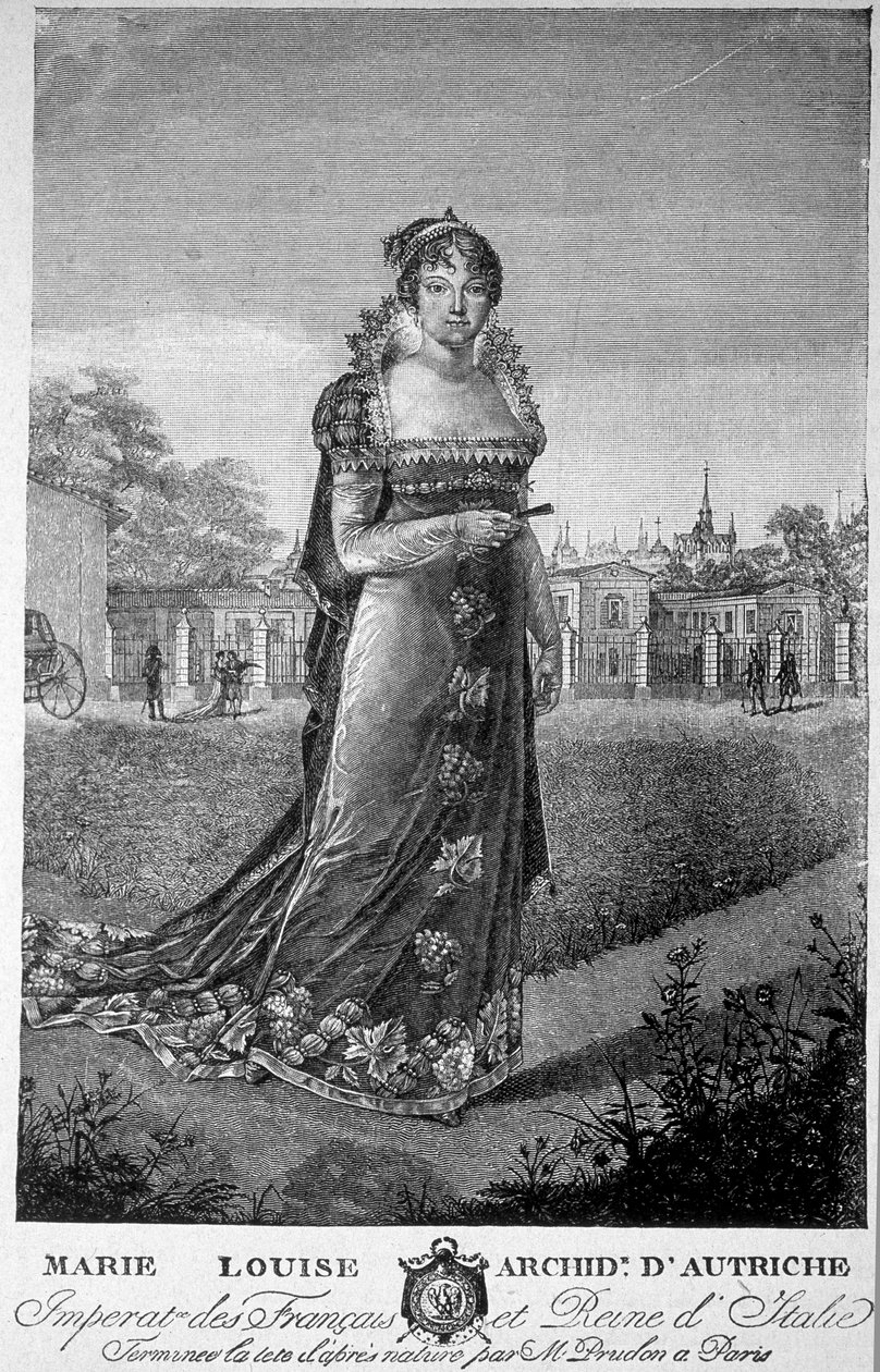 Retrato de Marie Louise, arquiduquesa da Áustria, esposa de Napoleão I. de Unknown artist