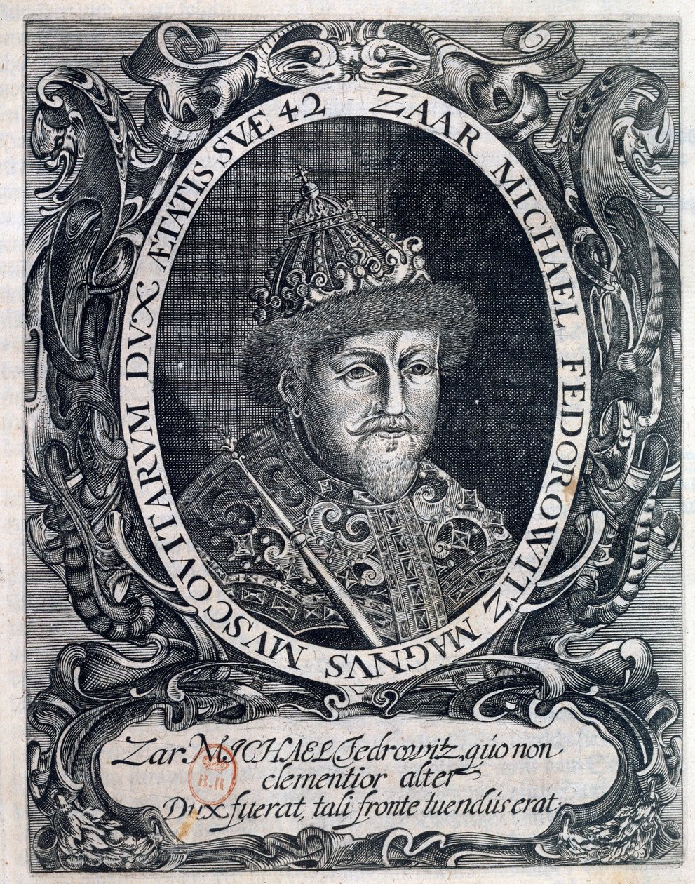 Retrato de Miguel III, Czar da Rússia (Mikhael Romanov de Unknown artist