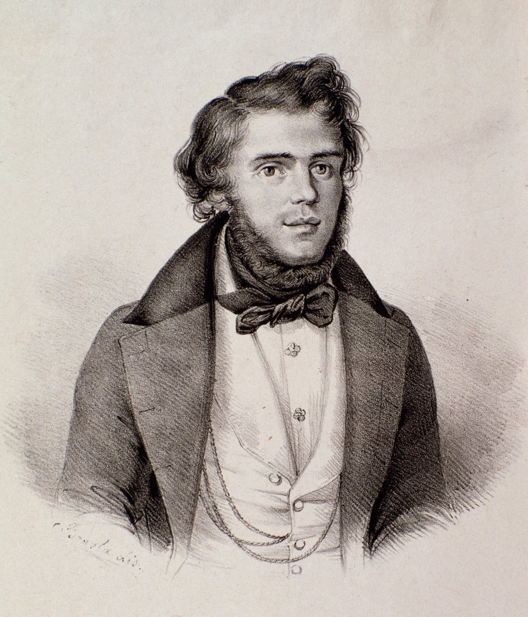 Retrato de Michele Rapetti (gravura de Unknown artist
