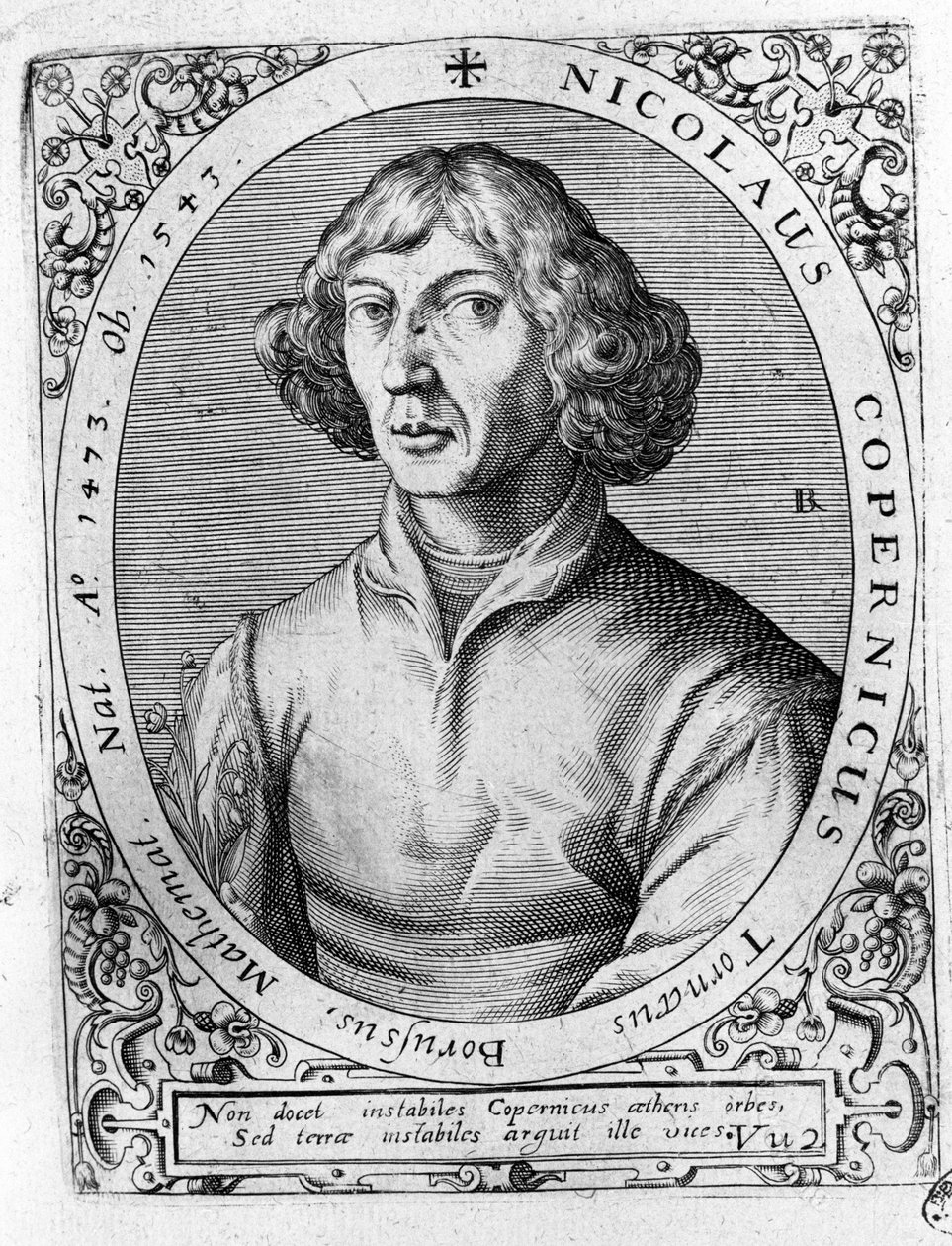 Retrato de Nicolas Copérnico (Nicolaus Copérnico de Unknown artist