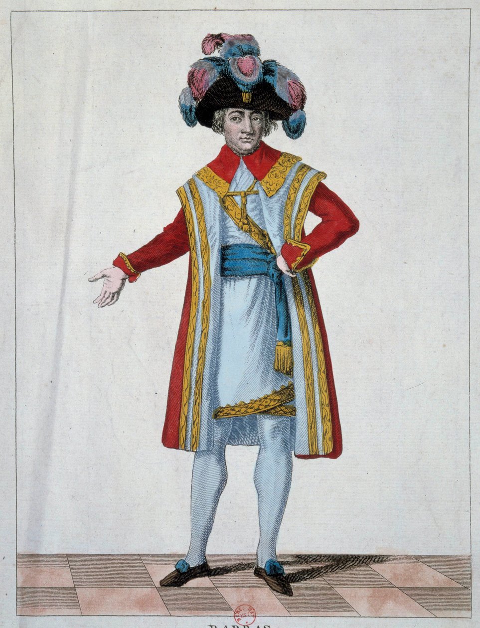Retrato de Paul Barras (1755-1829), membro do Conselho Executivo. de Unknown artist