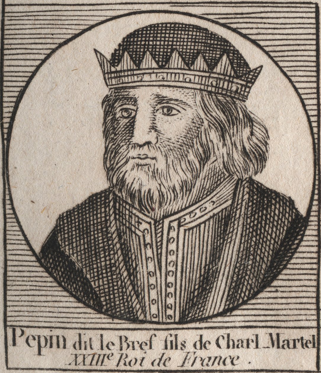 Retrato de Pepin III, deste Pepin le Brief de Unknown artist