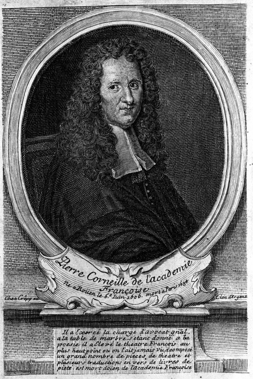 Retrato de Pierre Corneille (1606 - 1684). de Unknown artist