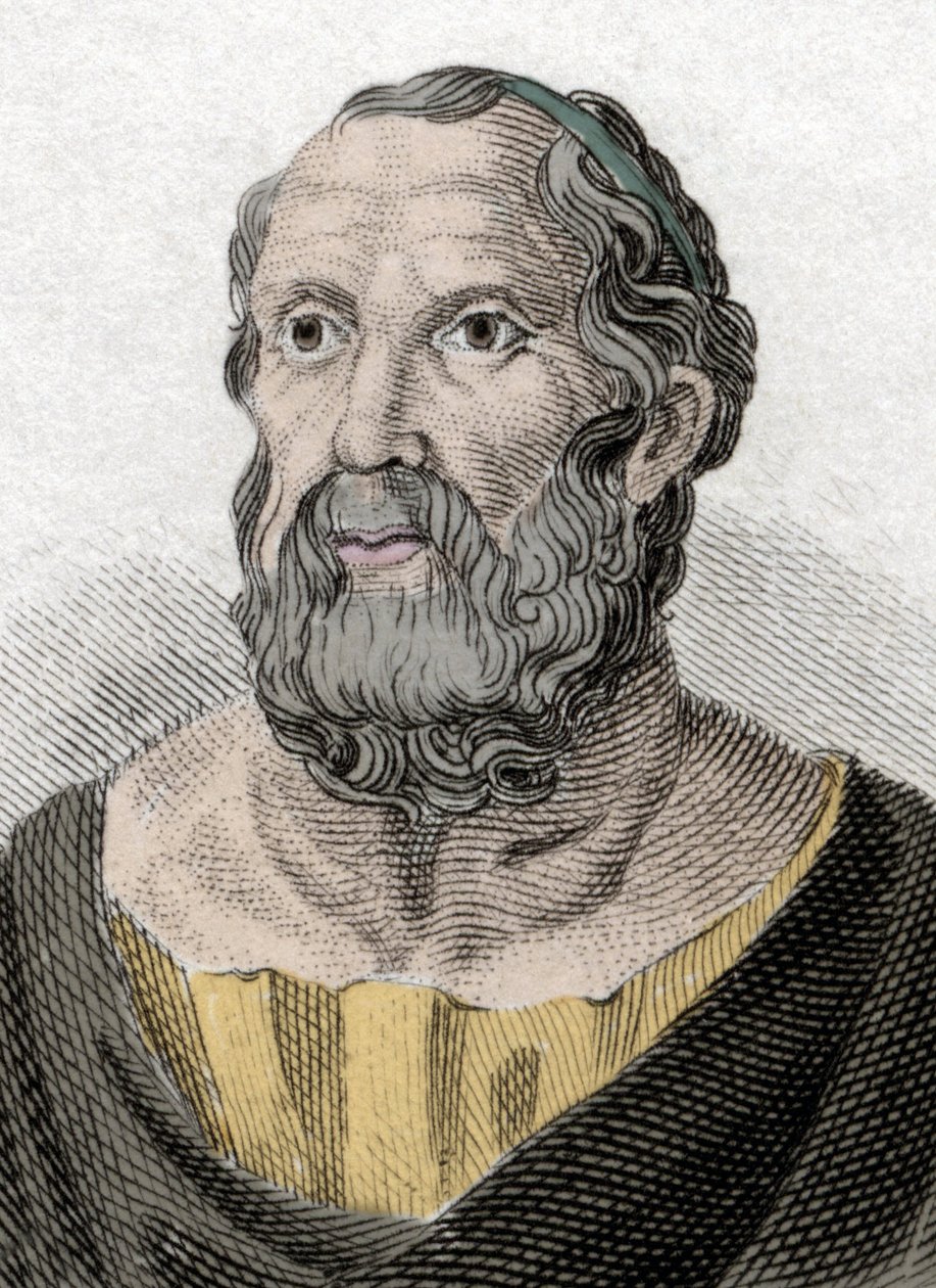 Retrato de Platão (428-348 a.C.), filósofo da Grécia antiga. de Unknown artist