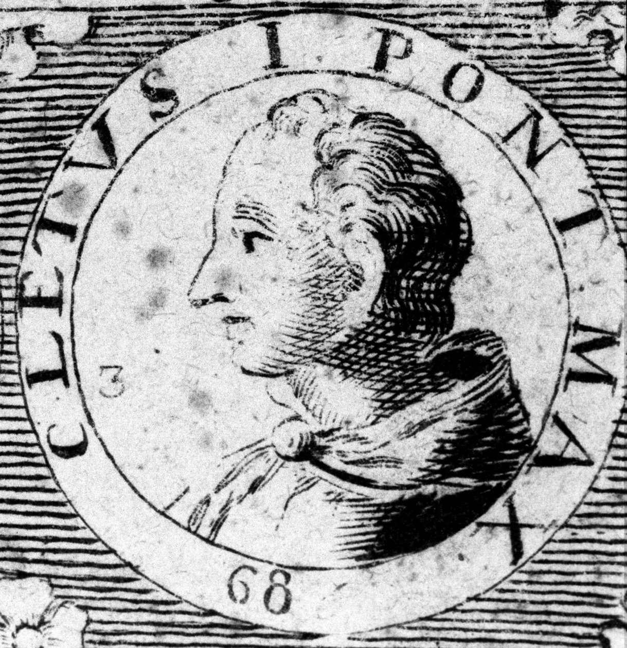 Retrato do Papa Anaclet ou Clet ou Anenclet ou Cleto I morreu em 91. de Unknown artist