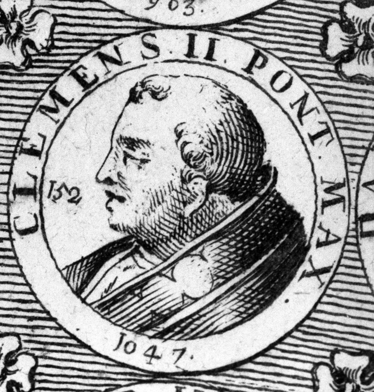 Retrato do Papa Clemente II (falecido em 1047). de Unknown artist