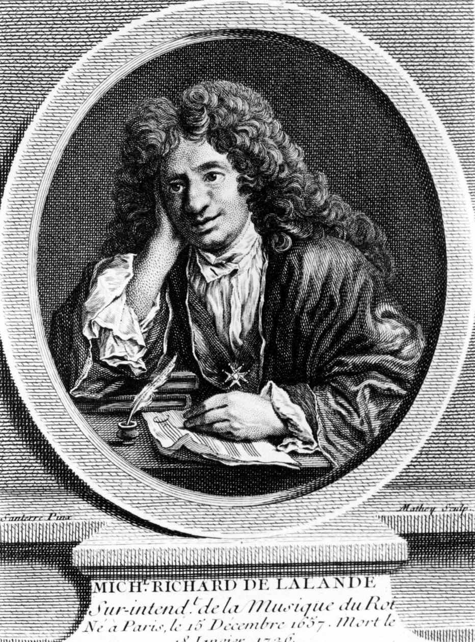 Retrato de Richard Delalande, superintendente da Música do Rei; b. 15 Dez. 1657 em Paris; d. 18 Jan. 1726. de Unknown artist