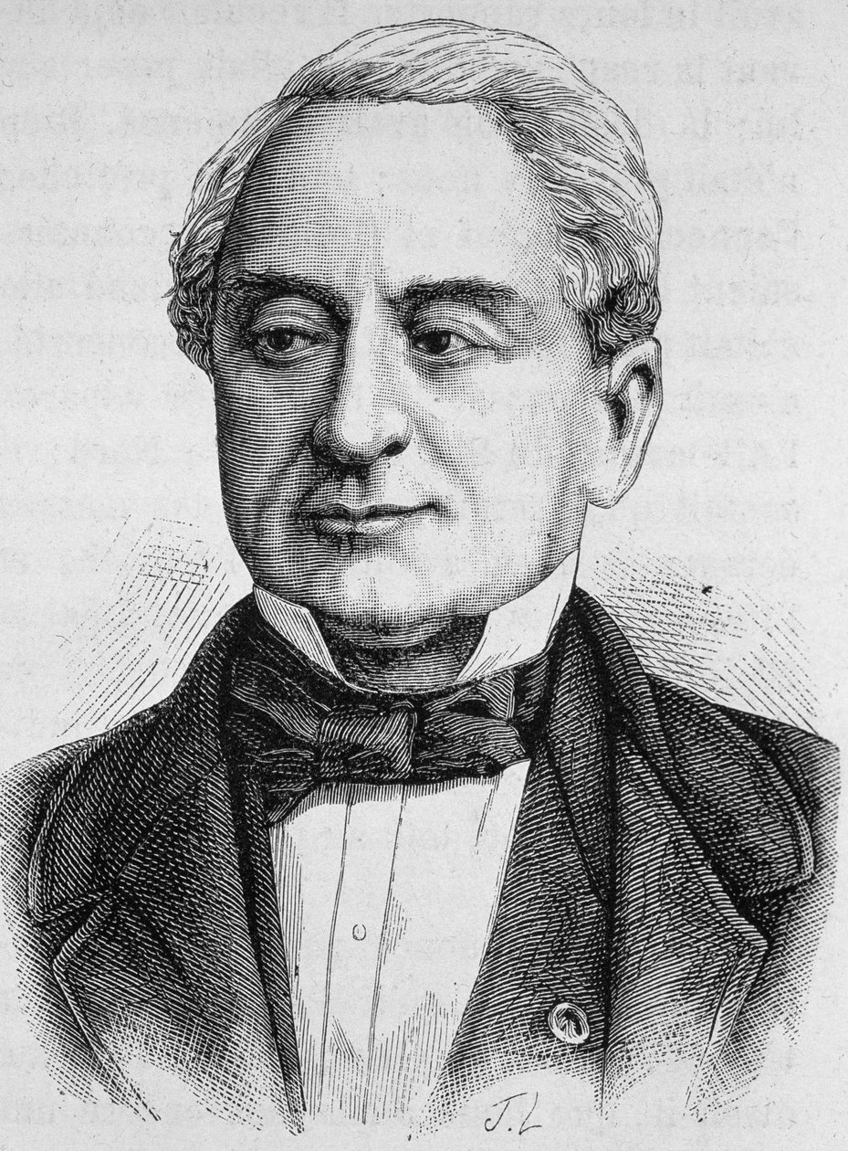 Retrato de Schneider. Gravura do final do século XIX em "Histoire de France" de H. Martin. de Unknown artist