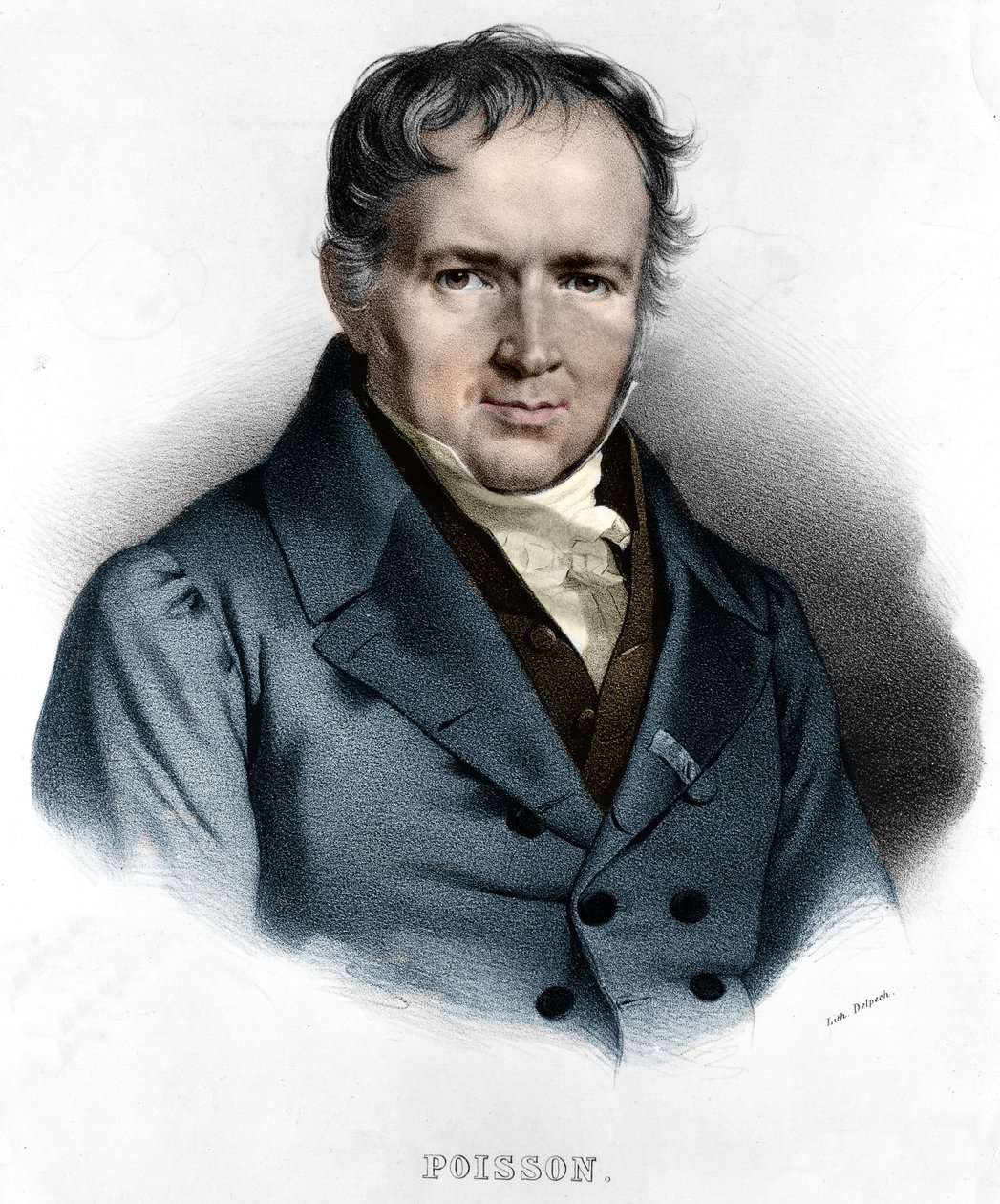 Retrato de Simeon Denis Poisson (21 de junho de Unknown artist