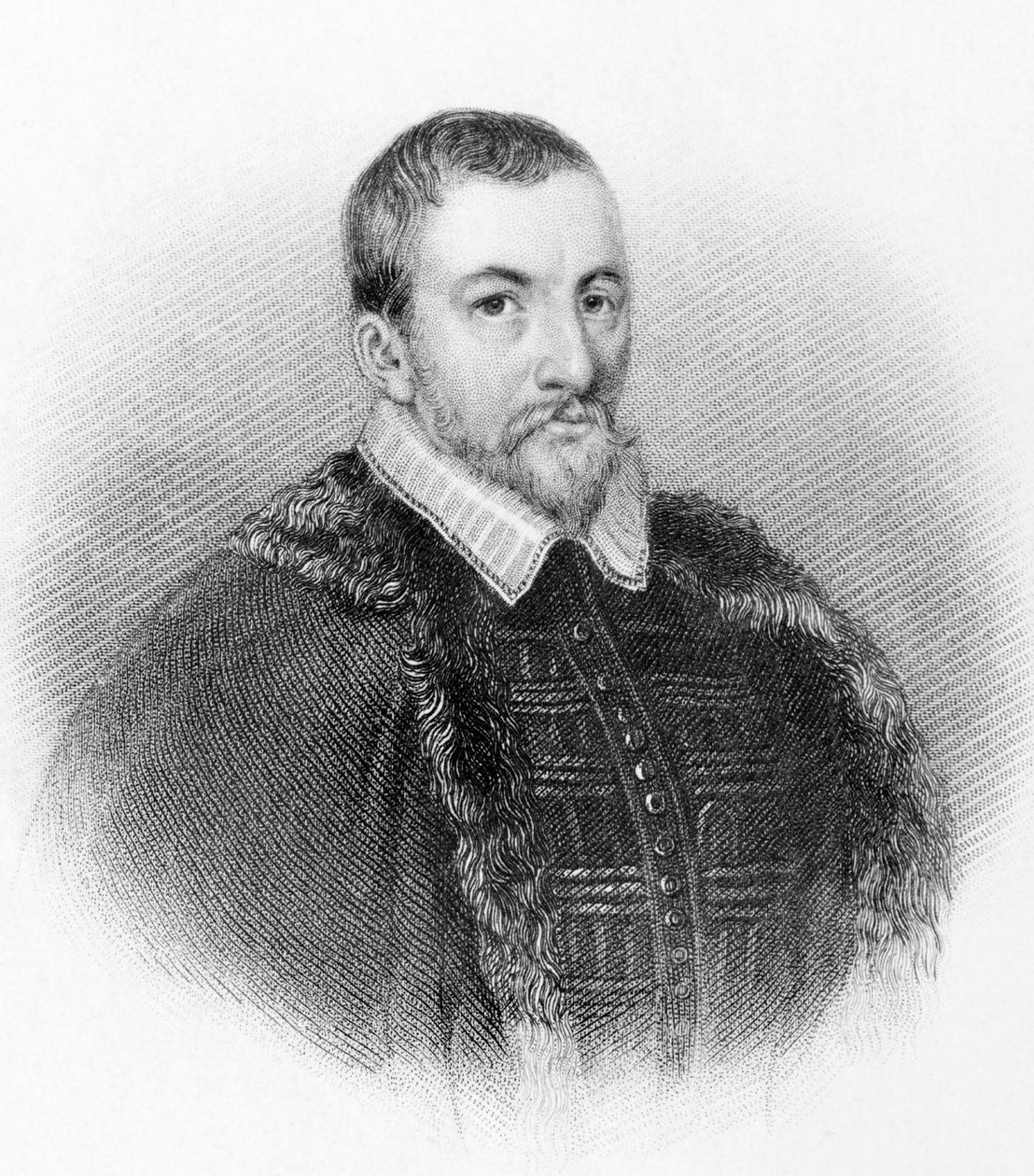 Retrato de Sir Thomas Bodley. Diplomata e estudioso inglês (1545 a 1613). de Unknown artist