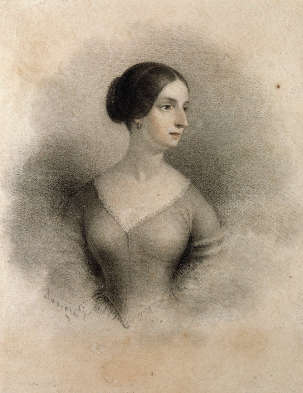 Retrato de Teresa Borri (1799-1861) de Unknown artist