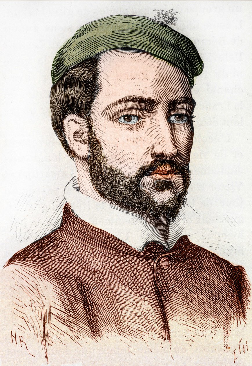 Retrato de Theodore Gericault, pintor francês (1791 - 1824) - em "L