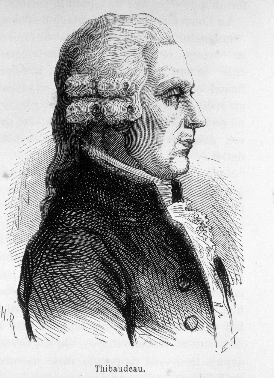 Retrato de Thibaudeau, político francês (1765-1854). de Unknown artist