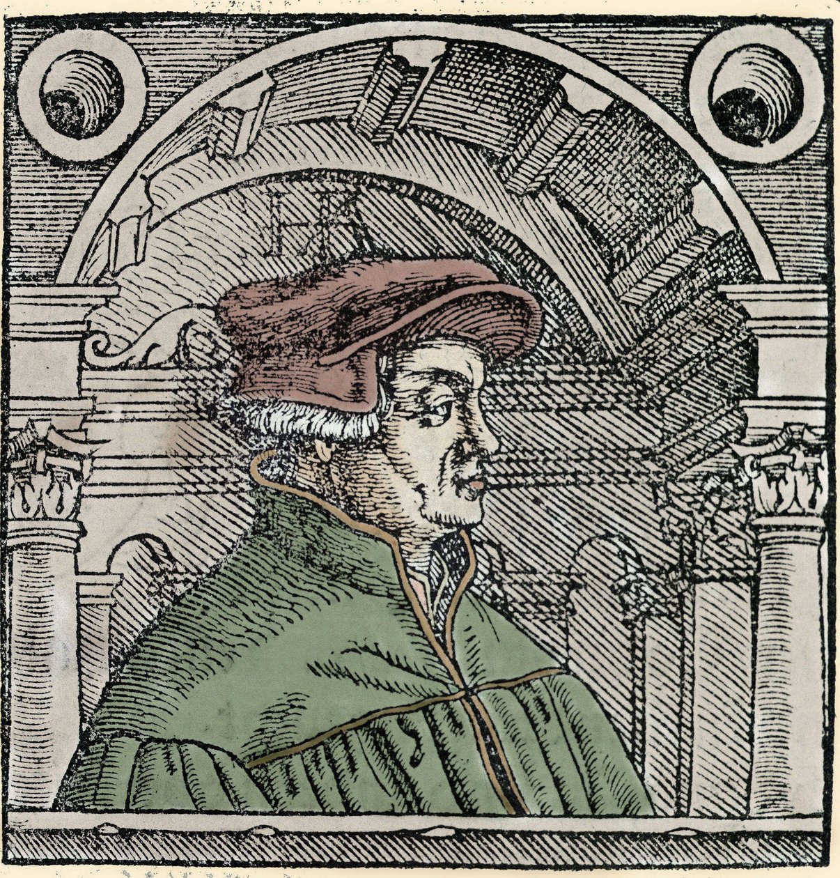 Retrato de Ulrich Zwingli (1484 - 1531), reformador religioso suíço. de Unknown artist