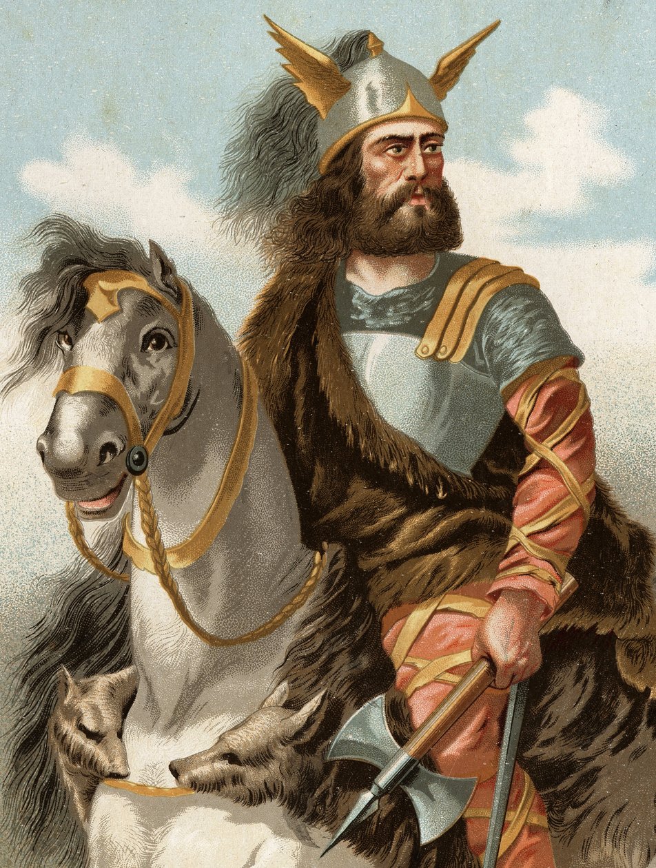 Retrato de Viriathe. em latim Viriatus, ou Viriathus Lusitanian Chief (povo celta) (139 AC) depois de hombres y Mujeres celebres. Barcelona 1877. de Unknown artist