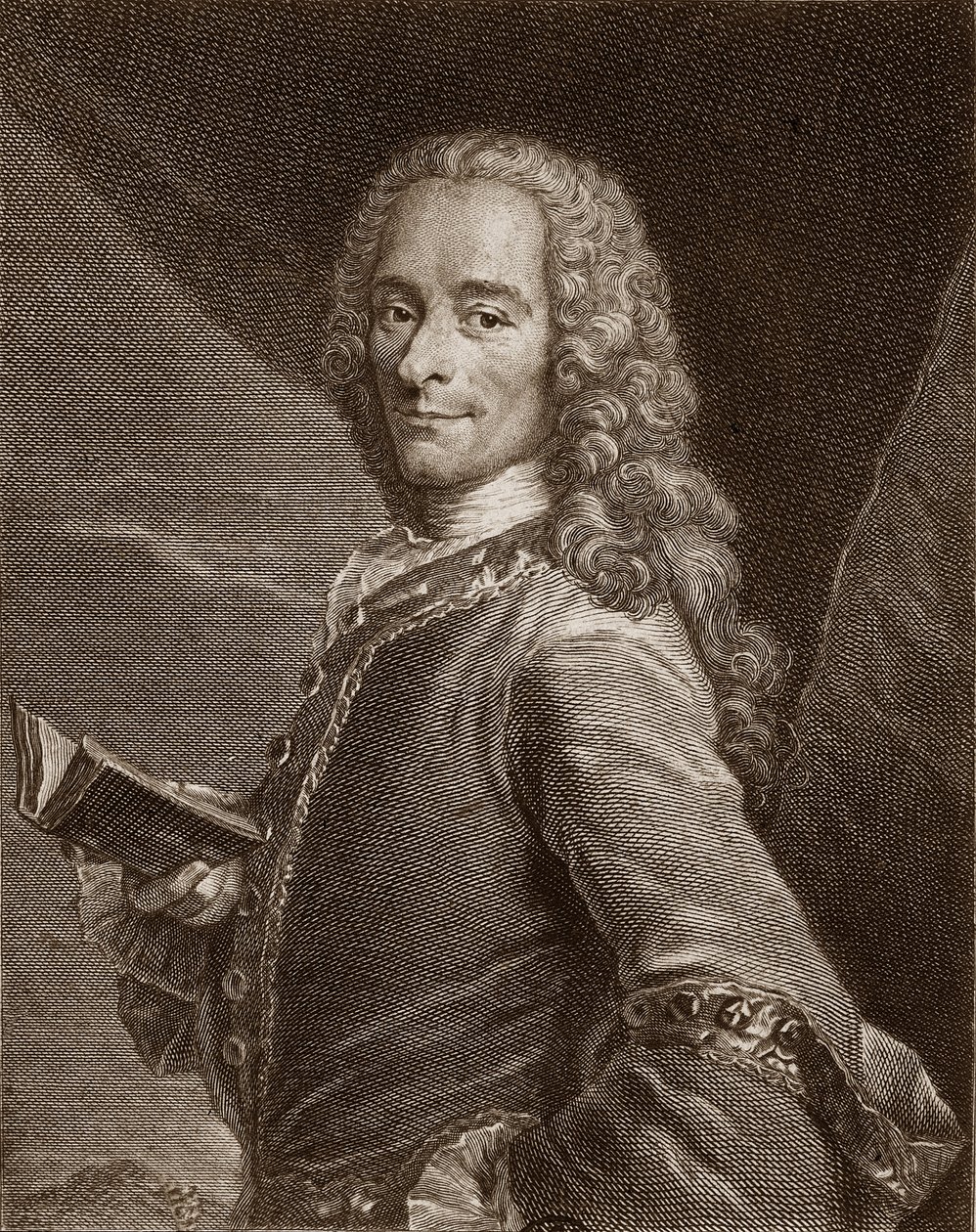 Retrato de Voltaire (1694 - 1778). de Unknown artist