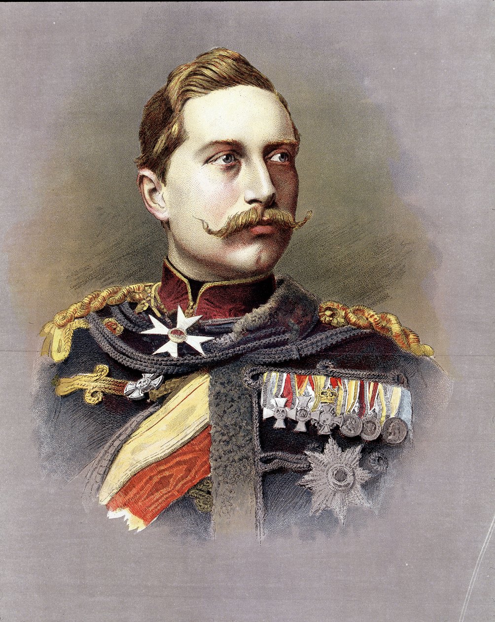 Retrato de Guilherme II (1859 - 1941) de Unknown artist