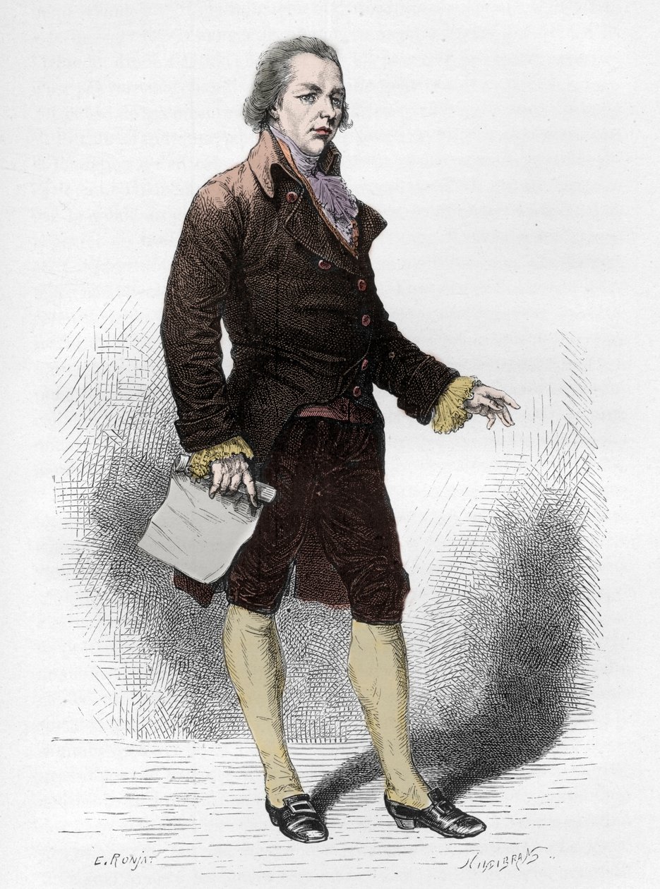 Retrato de William Pitt o Jovem (1759-1806) - Retrato de William Pitt le Jeune (1759-1806) - Gravura em "L