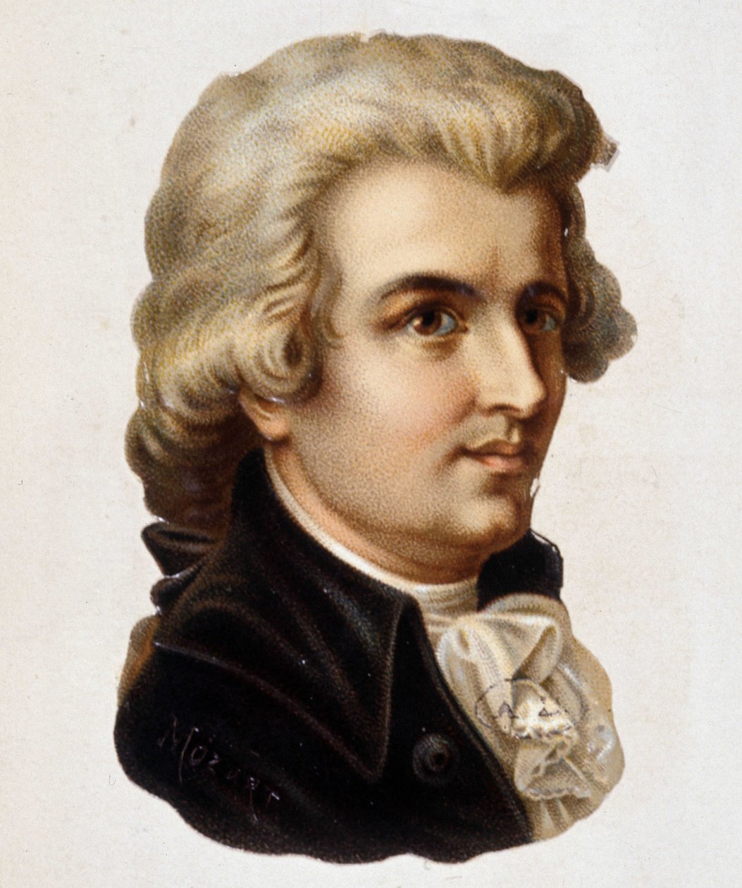 Retrato de Wolfgang Amadeus Mozart (1756-1791) de Unknown artist