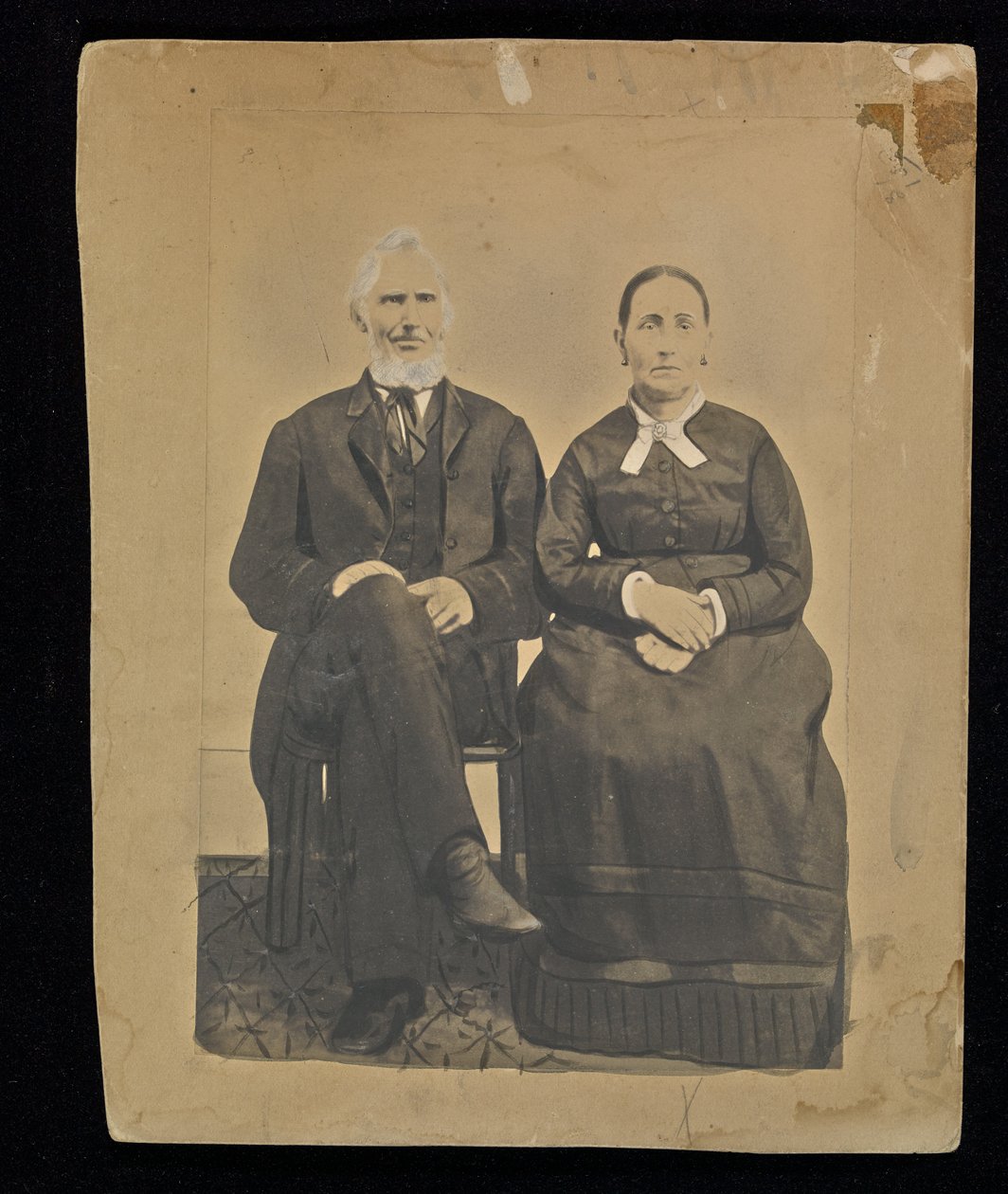 [Retrato de um casal sentado]. de Unknown artist