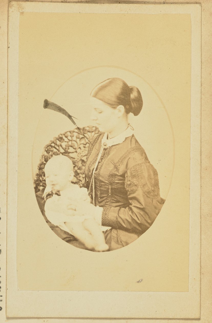 [Retrato de uma mulher e de um bebé]. de Unknown artist