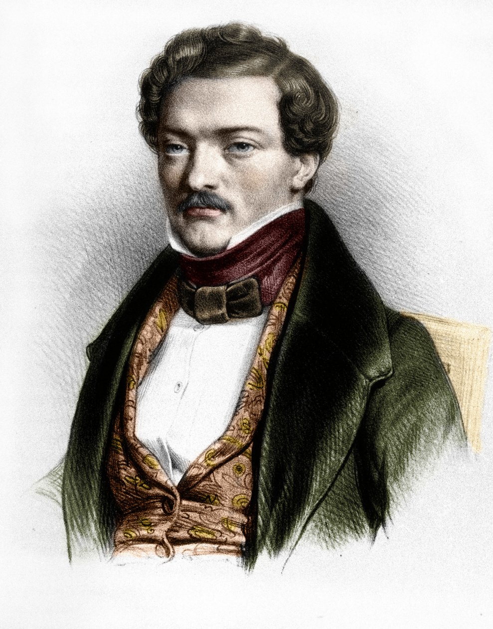 Retrato do tenor francês Gilbert-Louis Duprez de Unknown artist