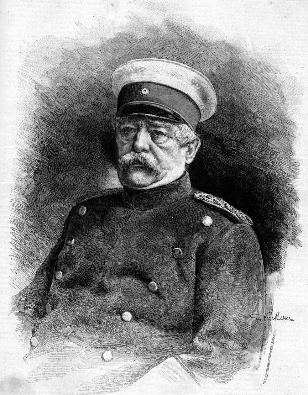 Retrato do Príncipe de Bismarck (1815 - 1898). de Unknown artist