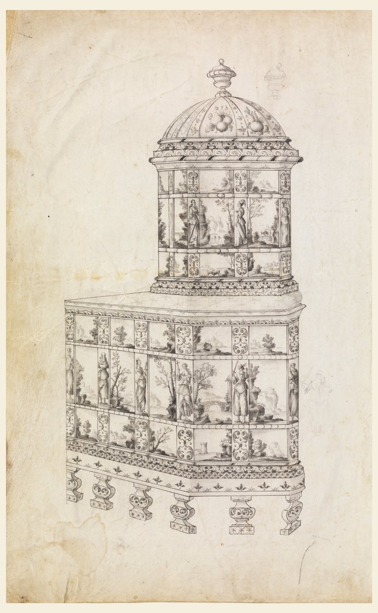 Fogão de cerâmica de Unknown artist