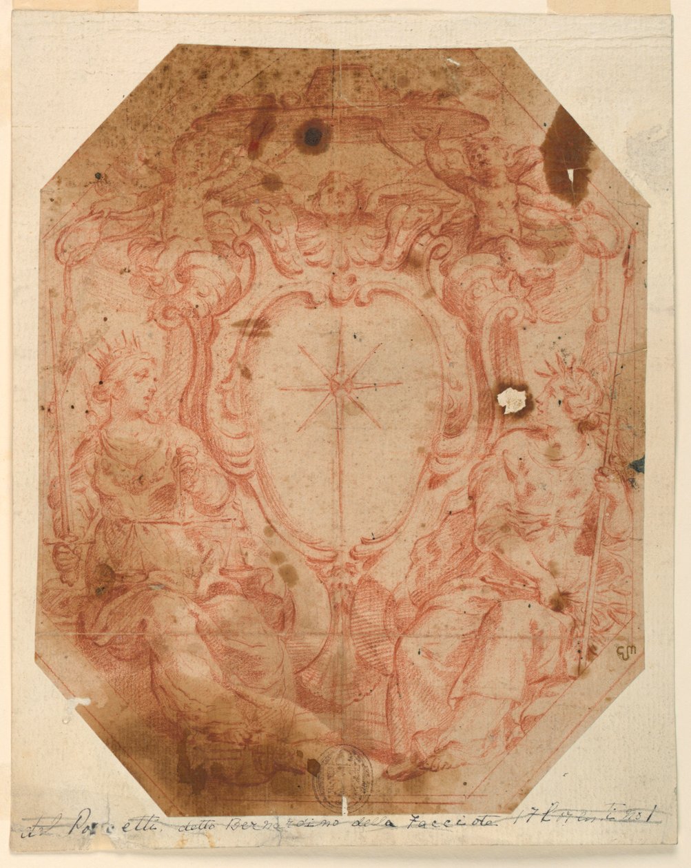 Projeto para o Brasão de um Prelado de Unknown artist