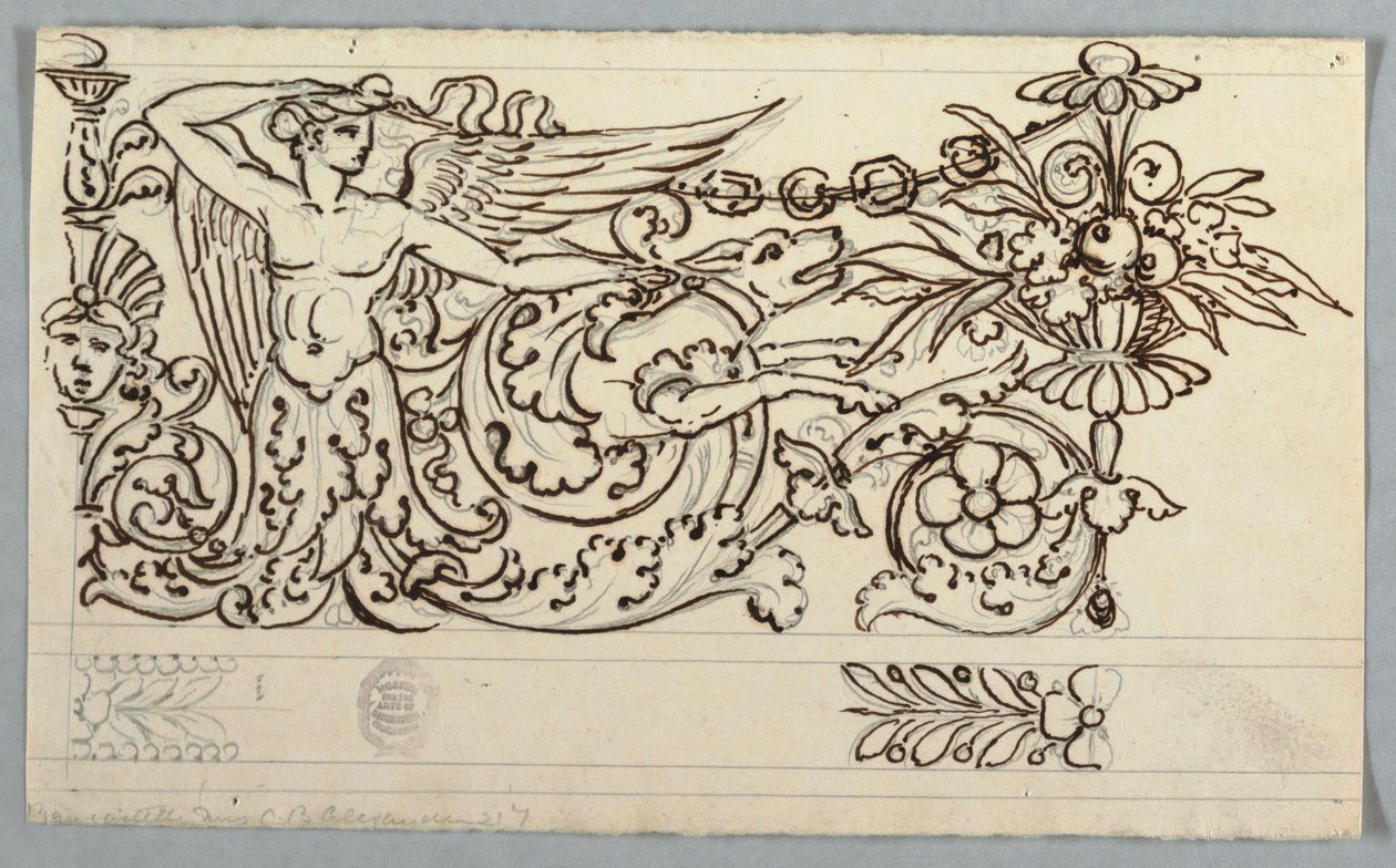 Projeto para a Decoração de um Friso de Unknown artist