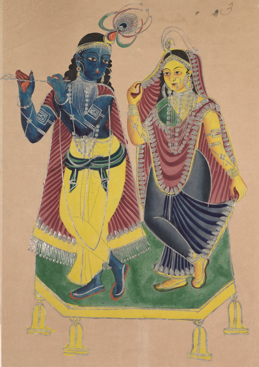 Radha e Krishna de Unknown artist
