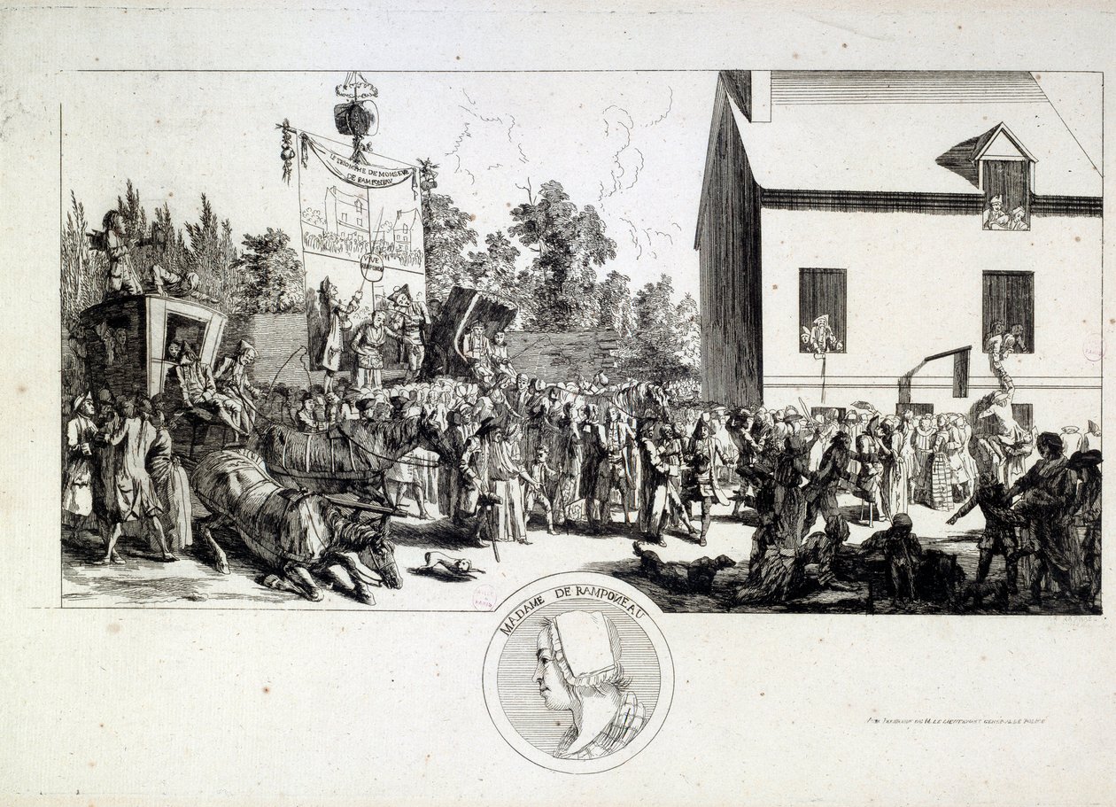 Ramponaux tavern Este cabaré popular foi fundado por Jean Ramponaux (Ramponneau ou Ramponeau de Unknown artist