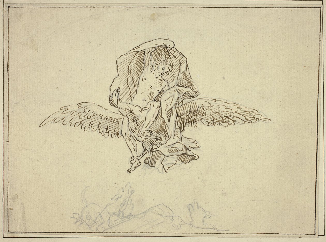 Violação de Ganimedes de Unknown artist