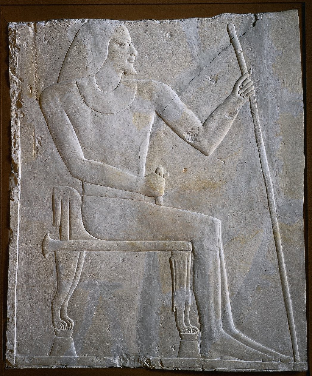 Alívio de Nyankhnesut sentado de Unknown artist
