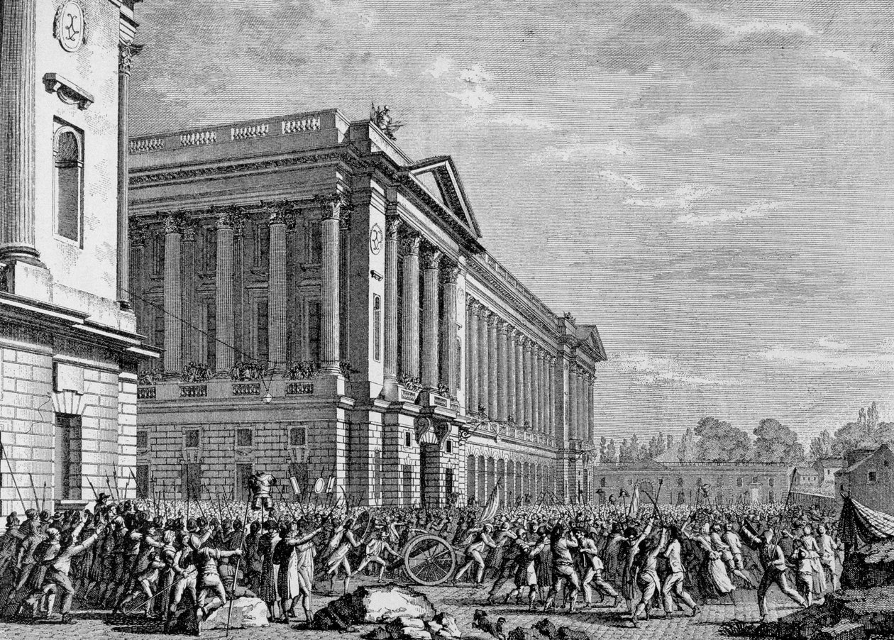 Remoção de canhões e armaduras do armário de armazenamento (edifício no centro da imagem). Livro do final do século XIX. de Unknown artist