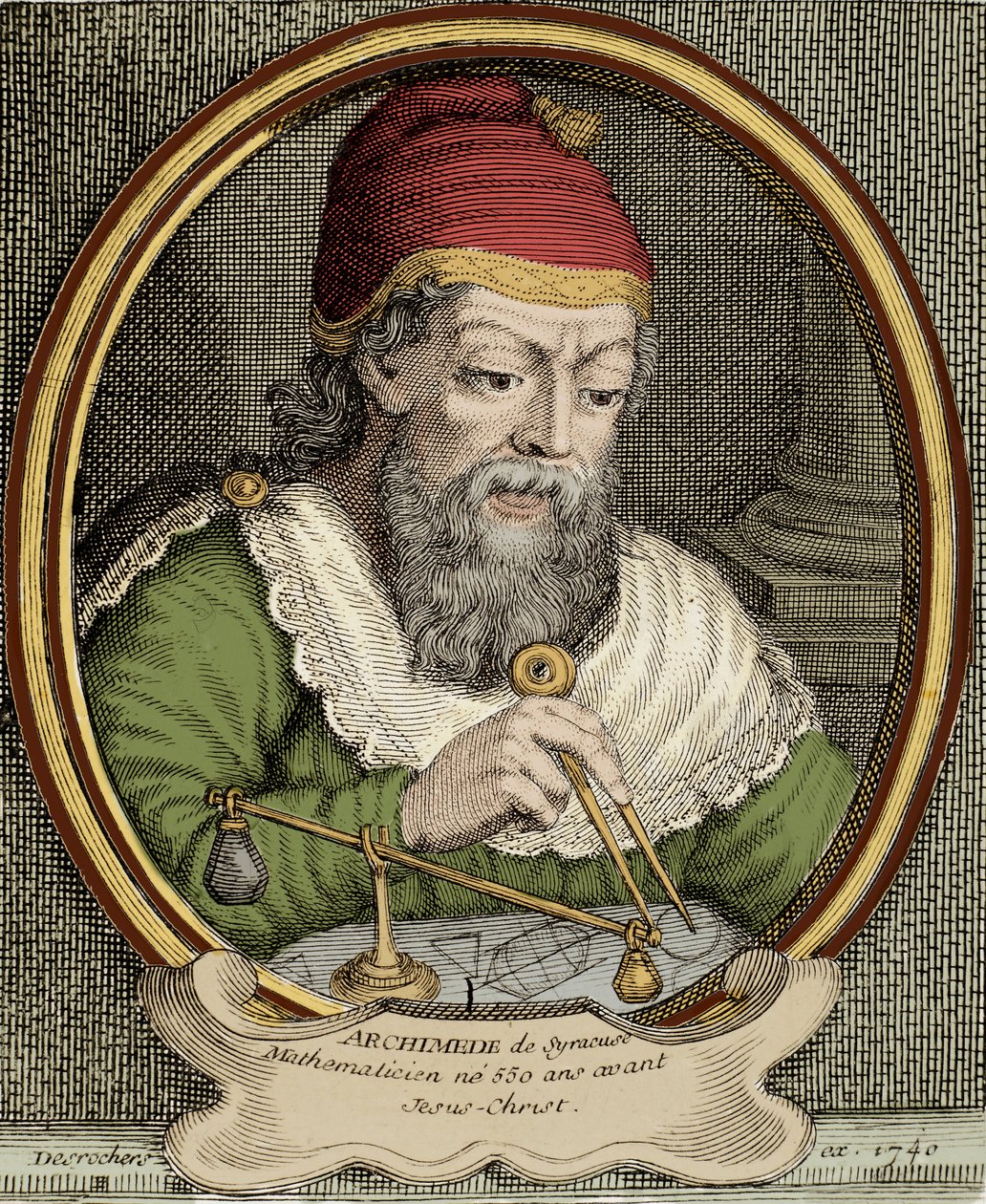 Representação de Arquimedes de Siracusa de Unknown artist
