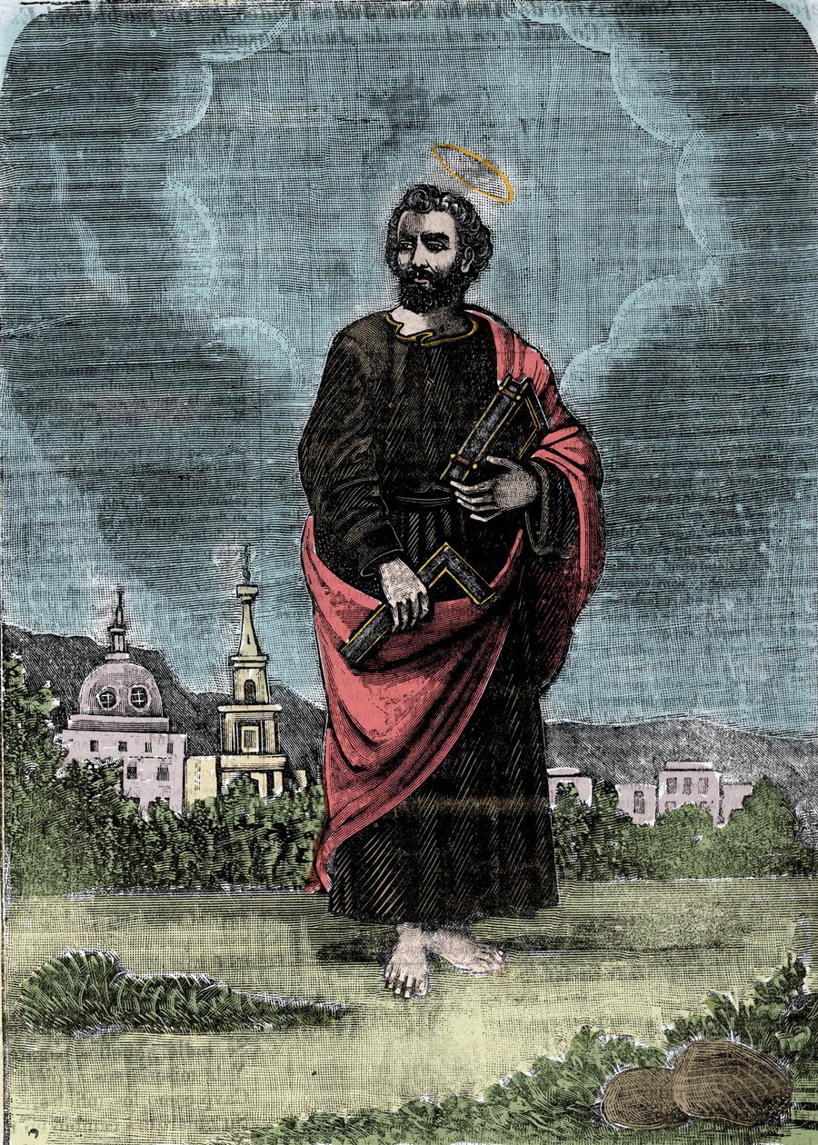 Representação do apóstolo Saint Jude ou Jude Thaddee. de Unknown artist