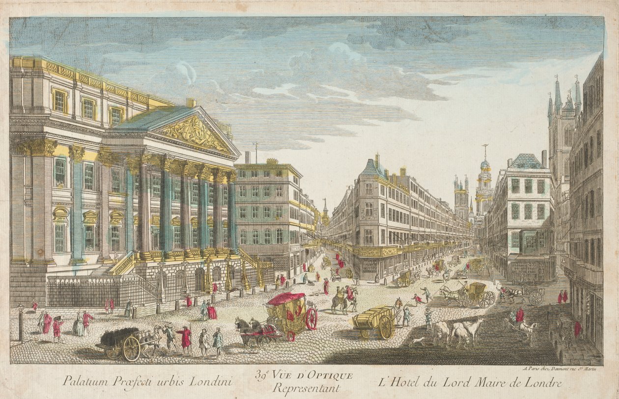 Residência do Lord Mayor de Londres de Unknown artist