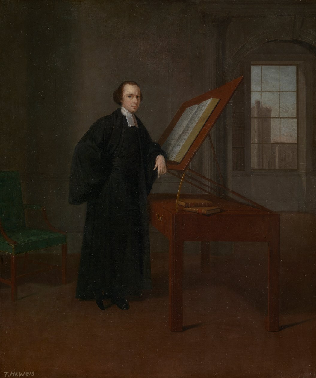 Revd. Dr. Thomas Haweis (1734-1820), n.d. (óleo sobre tela) de Unknown artist