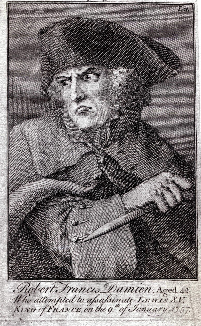 Robert Francois Damiens (Robert-Francois Damier) de Unknown artist