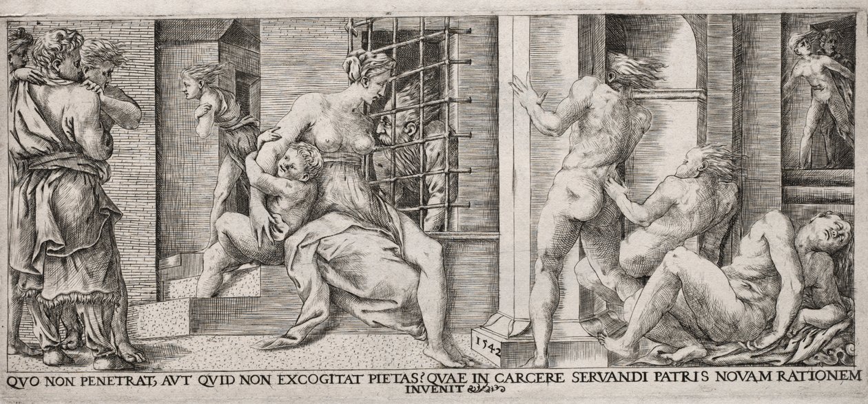 Caridade Romana de Unknown artist