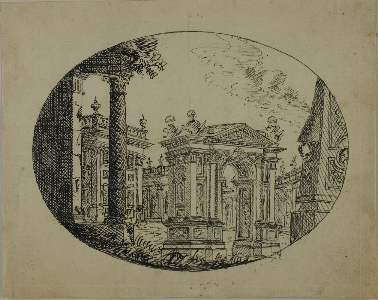Edifícios romanos de Unknown artist