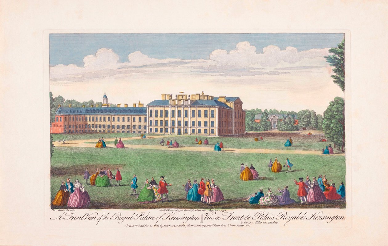 Palácio Real de Kensington, no século XVIII de Unknown artist