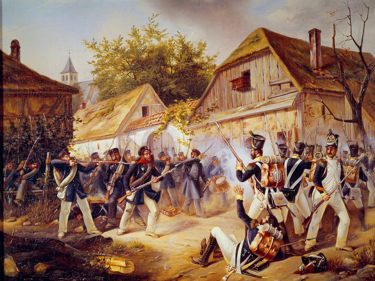 Campanha Russa: "A rendição das tropas de Vandamme à Batalha de Culm (Kulm) em 30/08/1813" 1813 Paris, Museum of the Armee de Unknown artist