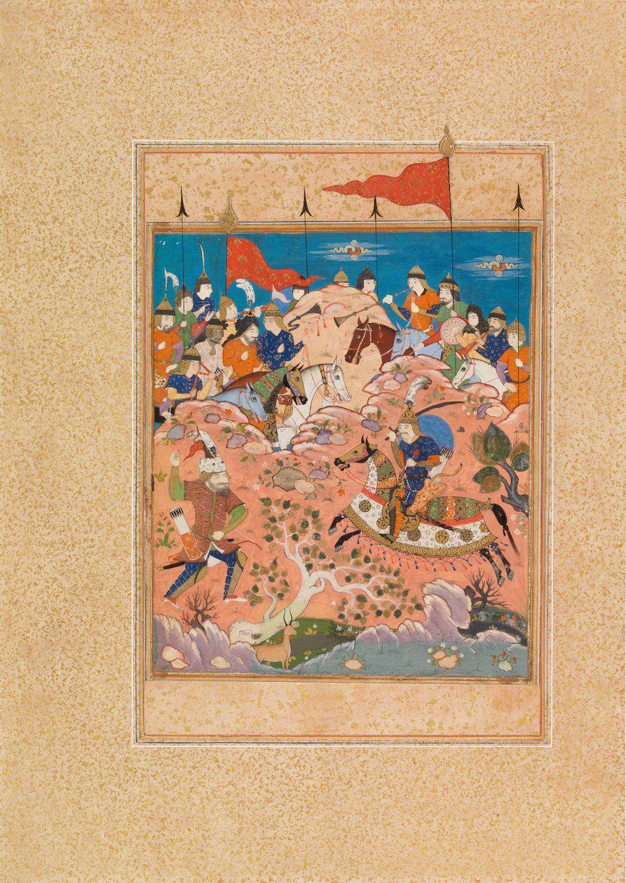 Rustam Confronta Ashkabus de Unknown artist