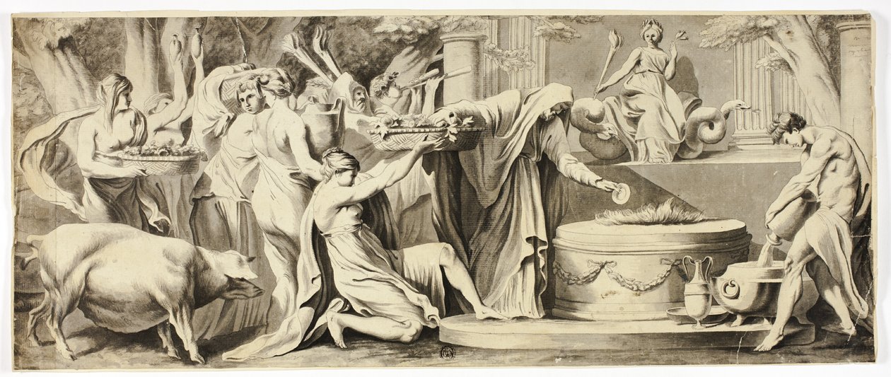Sacrifício a Ceres de Unknown artist