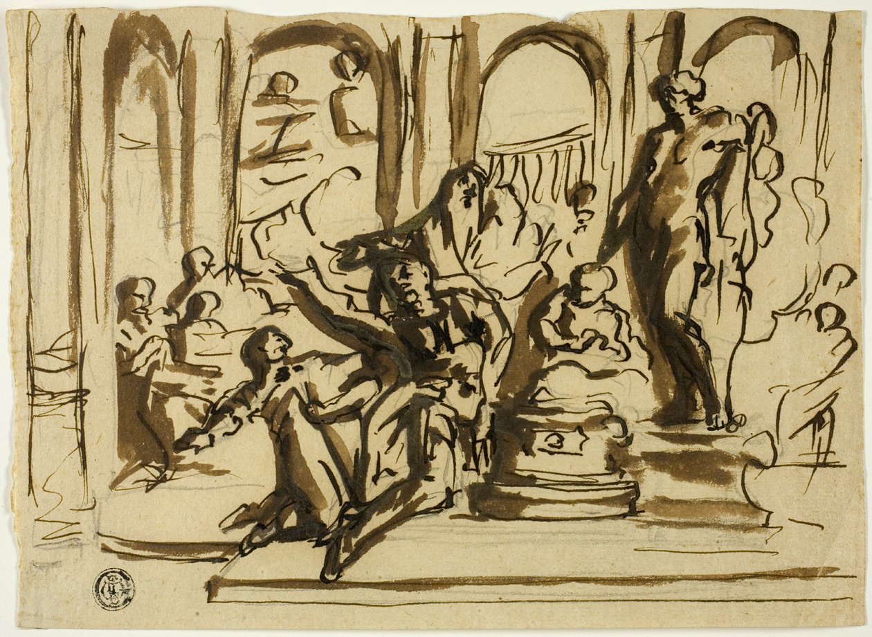 Cena de sacrifício de Unknown artist