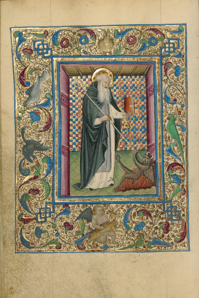Santo António a conter um demónio de Unknown artist