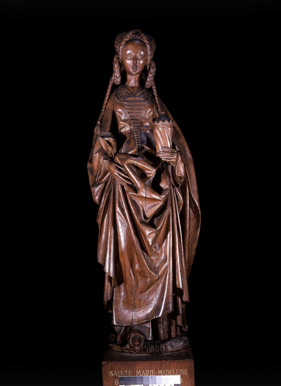 Santa Maria Madalena em Maria de Borgonha, filha de Carlos o Temerário, esculpida em madeira de Unknown artist