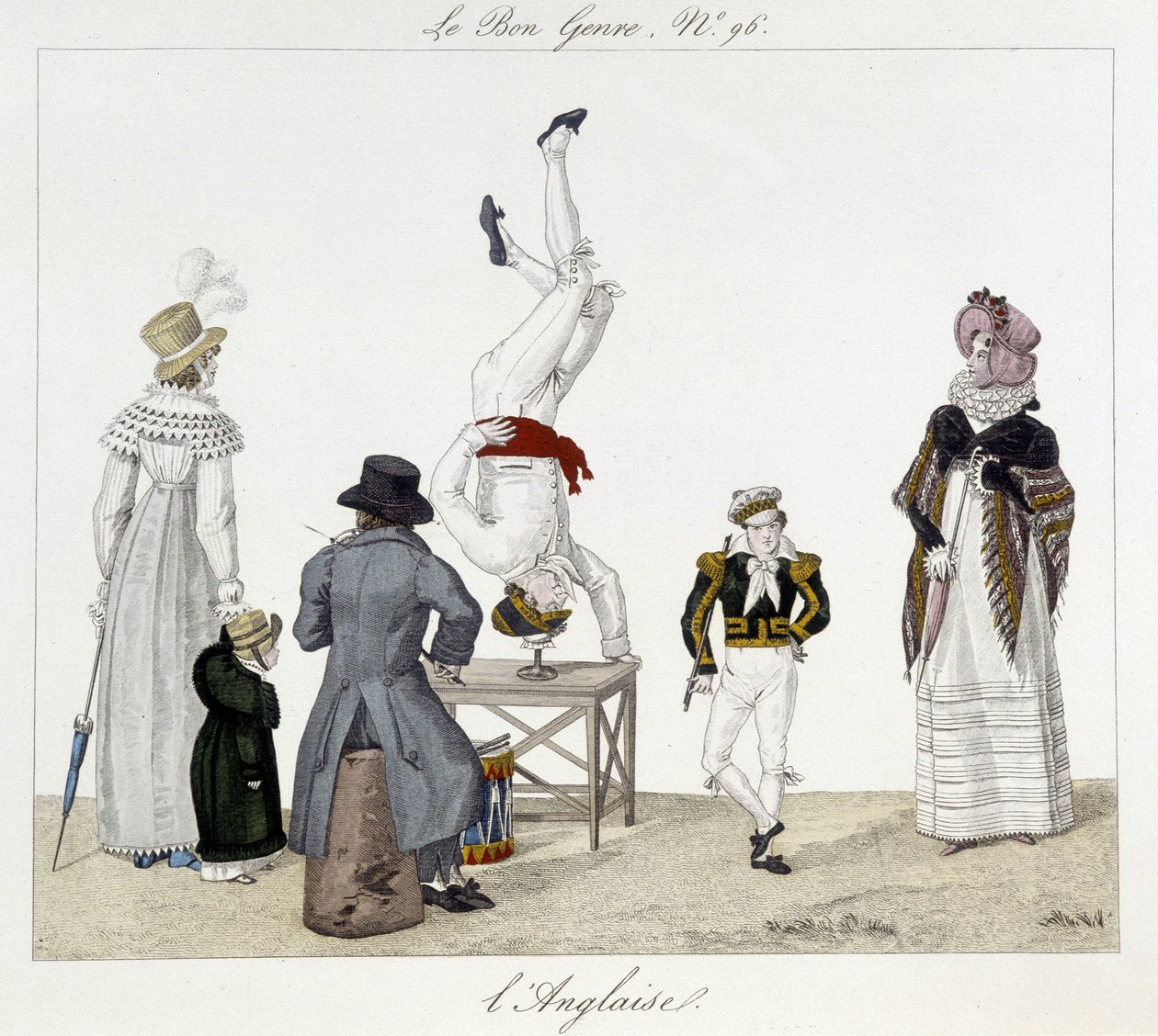 Saltimbancos: balanceadores - em "O bom gênero", deb. século XIX de Unknown artist
